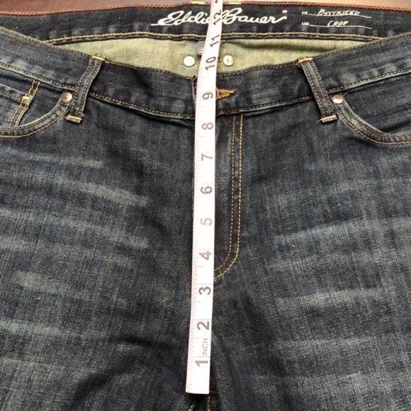 NWOT - Eddie Bauer Boyfriend Crop jeans - Picture 6 of 10